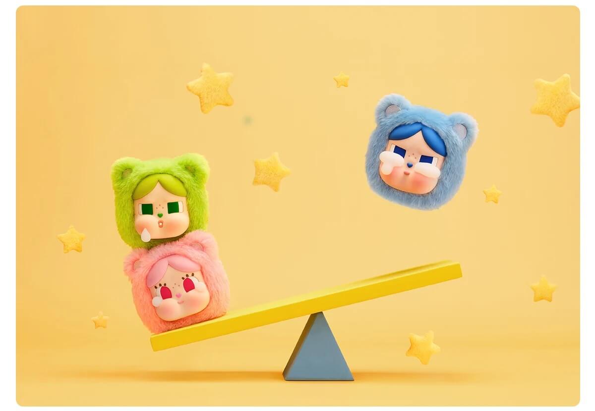 POP MART CRYBABY x Care Bears Mini Takı Aksesuar Çantası Görsel 7