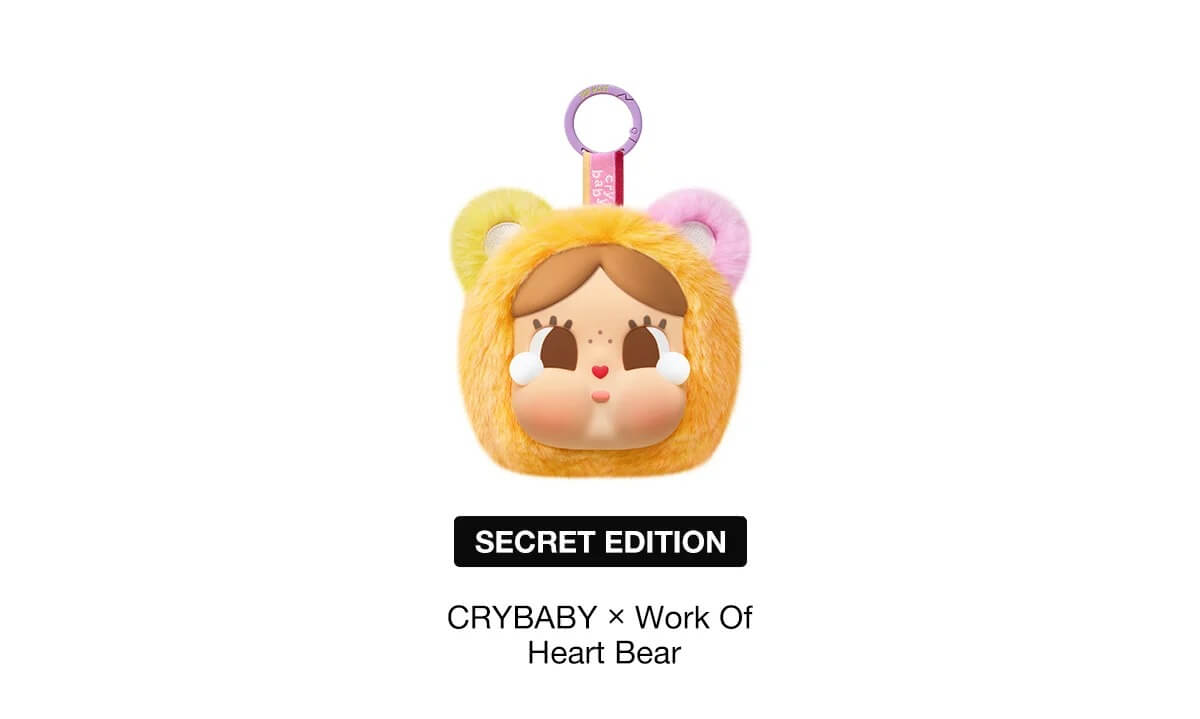 POP MART CRYBABY x Care Bears Mini Takı Aksesuar Çantası Görsel 3