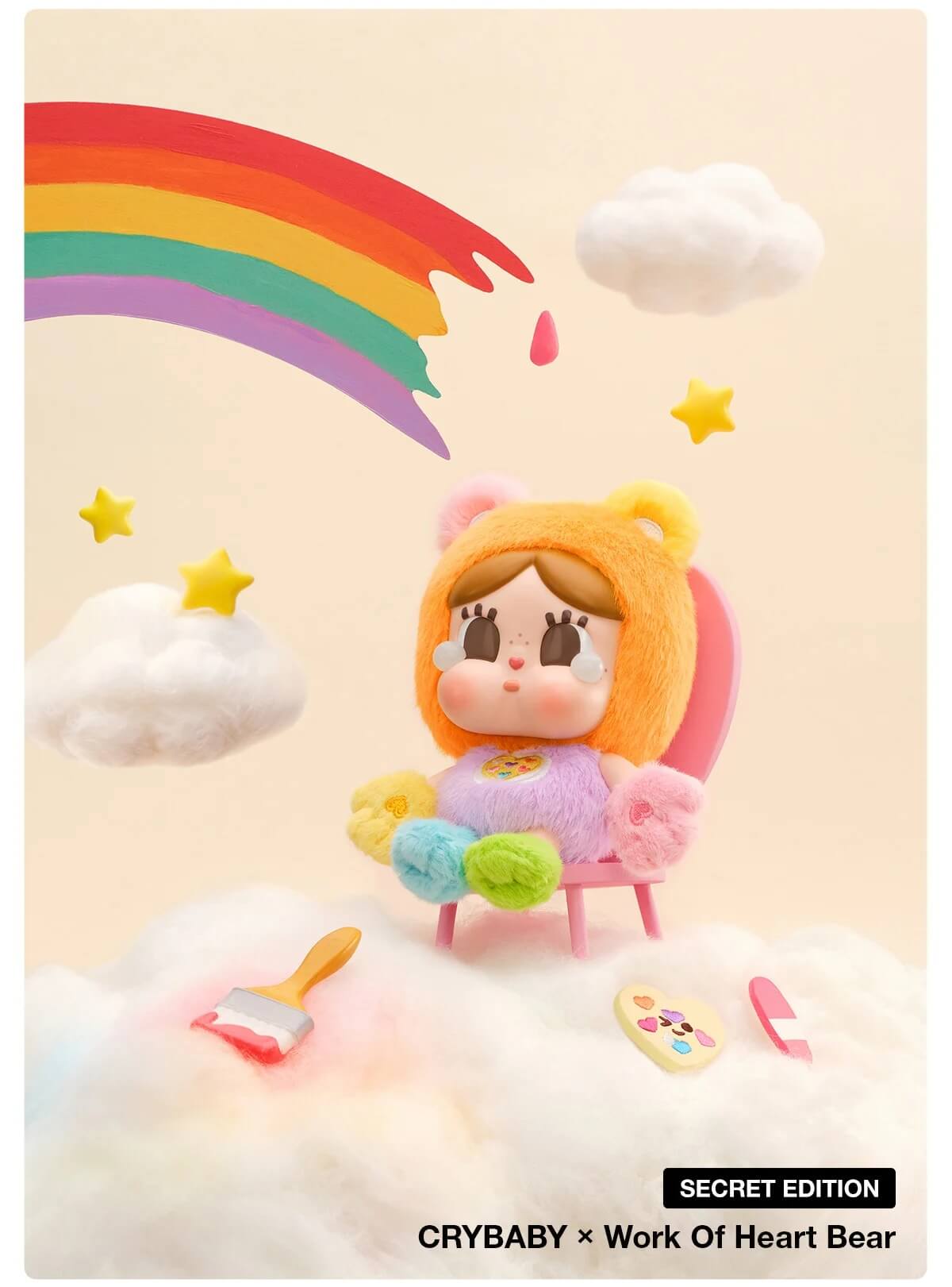 POP MART CRYBABY x Care Bears Görsel 7