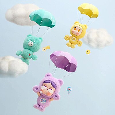 CRYBABY x Care Bears Serisi Vinil Peluş Figür Anahtarlık Sürpriz Kutu - 7